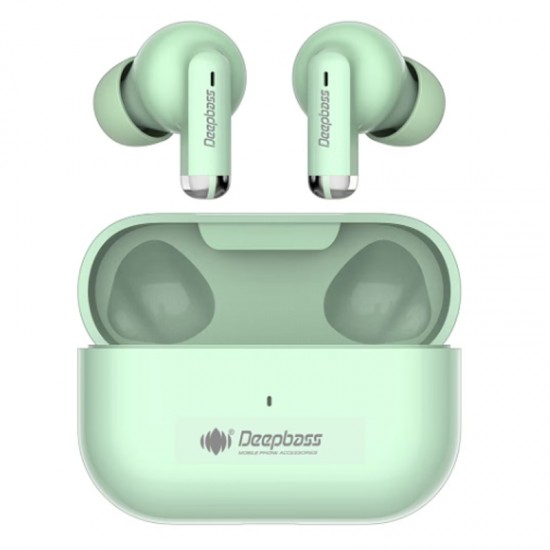 Casti wireless Deepbass TWS-X1 - Verde