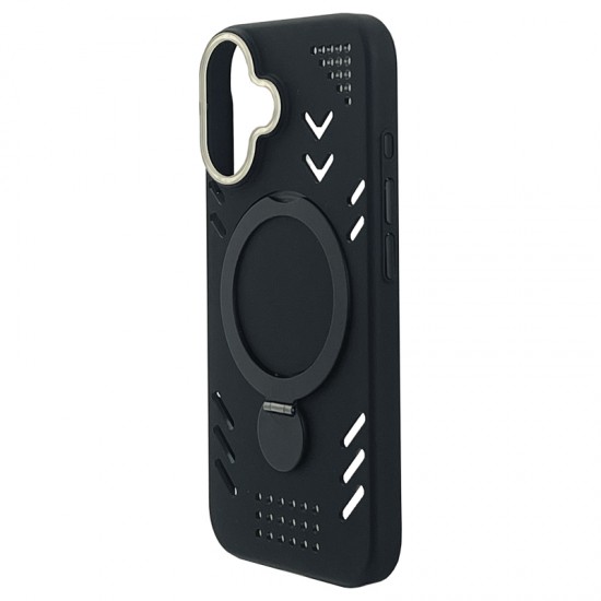 Husa spate Armor Case pentru iPhone 16 - Negru