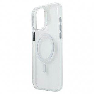 Husa spate Berlia Glaze Magsafe pentru iPhone 15 Pro Max - Clear