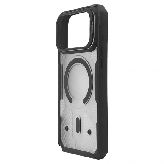 Husa spate Duty Case pentru iPhone 17 Pro - Semitransparent/Negru