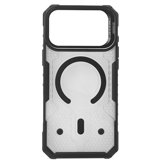 Husa spate Duty Case pentru iPhone 17 Pro - Semitransparent/Negru
