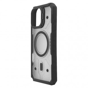 Husa spate Duty Case pentru iPhone 16 Plus - Semitransparent/Negru