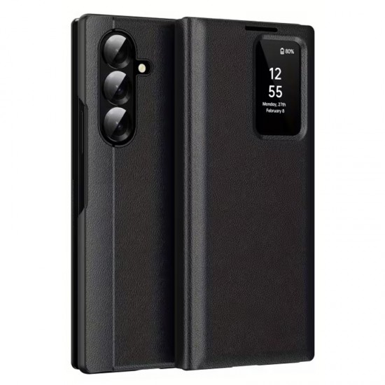 Husa pentru Samsung Galaxy S25 Ultra Smart S-View - Negru