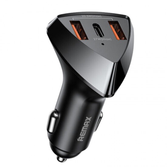 Incarcator auto universal REMAX RC323  - 2 x USB-A, 1x USB-C