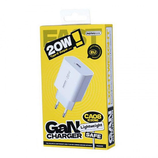 Incarcator Remax CA08 Type-C 20W - Alb