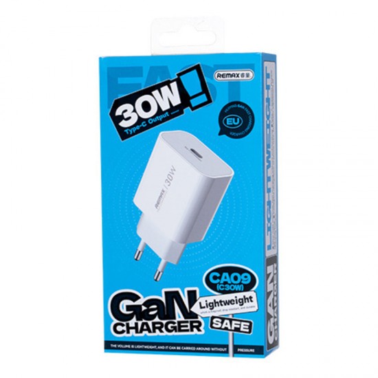 Incarcator Remax CA09 Type-C 30W - Alb