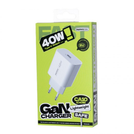 Incarcator Remax CA10 Type-C 40W - Alb