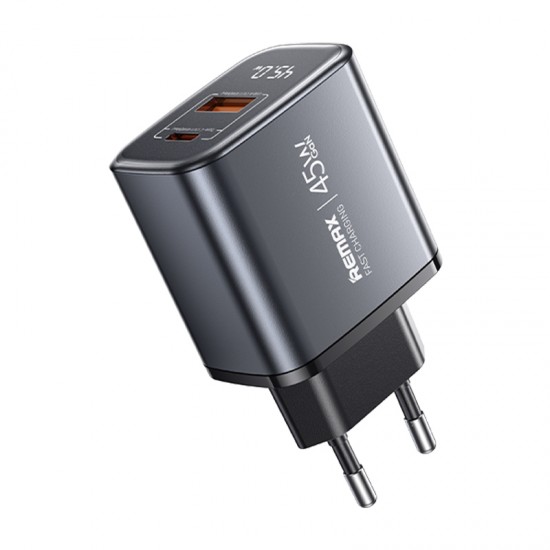 Incarcator Remax U2 45W Type-C Plus USB-A - Negru