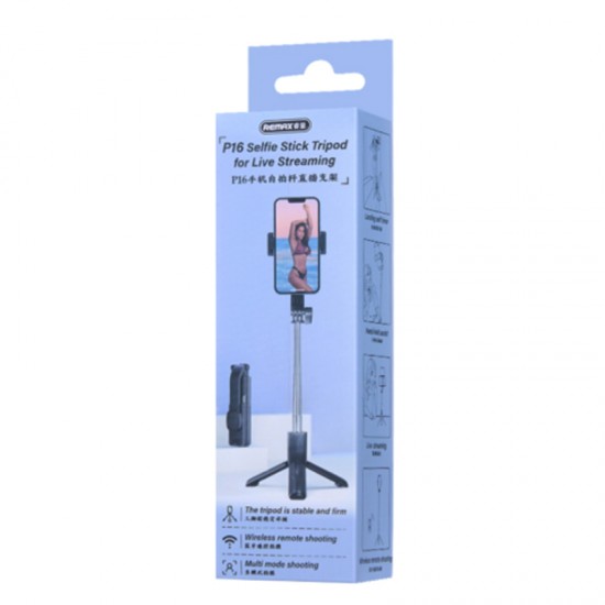 Selfie Stick REMAX P16 - Negru