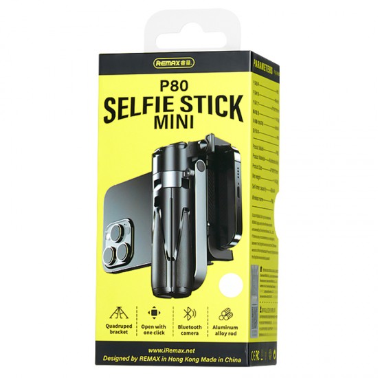 Selfie Stick Mini REMAX P80 - Negru