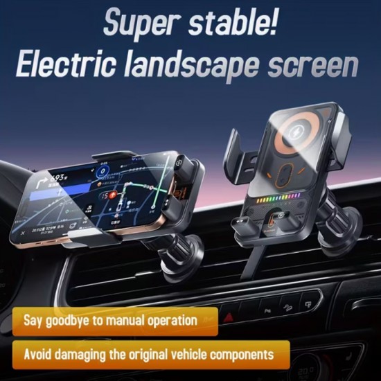 Suport auto universal pentru telefon cu incarcare Wireless - Remax C27 Plus