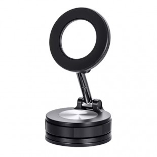 Suport auto magnetic, cu ventuza, pentru telefon - G909 Negru