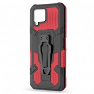 Husa spate Warship pentru Samsung Galaxy A22 4G - Rosu