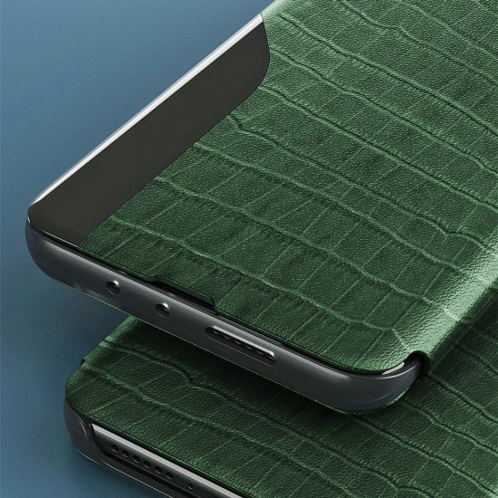 Husa Carte Snake Case pentru Oppo A74 4G - Verde