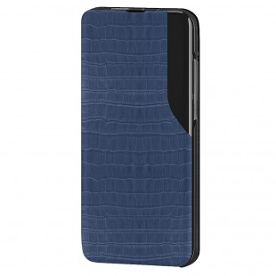 Husa Carte Snake Case pentru Oppo A74 4G - Albastru