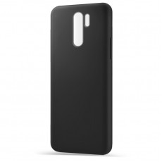 Husa Spate Silicon Line pentru Xiaomi Redmi 9 - Negru