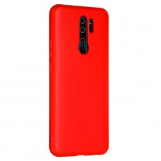 Husa Spate Silicon Line pentru Xiaomi Redmi 9 - Rosu