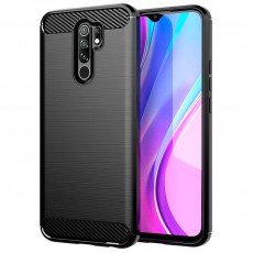 Husa telefon spate Carbon Case pentru Xiaomi Redmi 9 Husa telefon spate Carbon Case pentru Xiaomi Redmi 9