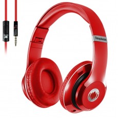 Casti On-Ear cu fir Deepbass X10 - Rosu Casti On-Ear cu fir Deepbass X10 - Rosu