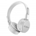 Casti On-Ear Wireless Deepbass R7 - Alb