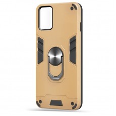 Husa spate Hybrid Case Stand pentru Samsung Galaxy A02s - Gold