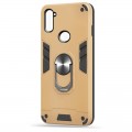 Husa spate Hybrid Case Stand pentru Samsung Galaxy A11 - Gold