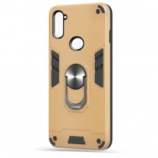 Husa spate Hybrid Case Stand pentru Samsung Galaxy A11 - Gold