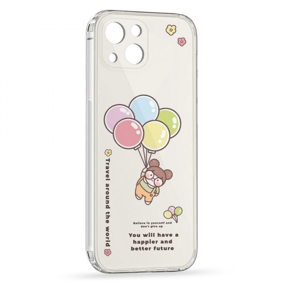 Husa de protectie spate Print Protect+ pentru iPhone 13 Husa de protectie spate Print Protect+ pentru iPhone 13