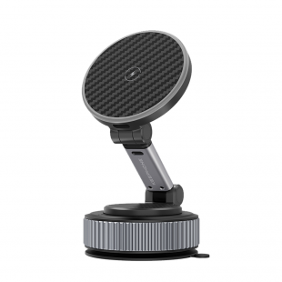 Suport auto magnetic, cu ventuza electrica, pentru telefon cu incarcare Wireless - KEEPHONE MagPower