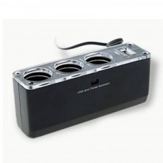 Adaptor auto triplu 1 x USB Adaptor auto triplu 1 x USB