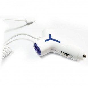 Incarcator auto KW-39 3.1A - 2 x USB + cablu Type-C