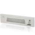 KIT Tastatura + Mouse Wireless Slim - Alb