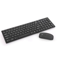 KIT Wireless slim Tastatura si Mouse - Negru