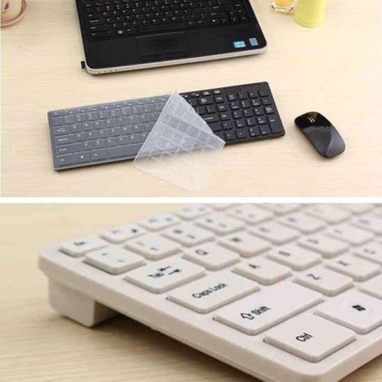 KIT Wireless slim Tastatura si Mouse - Negru