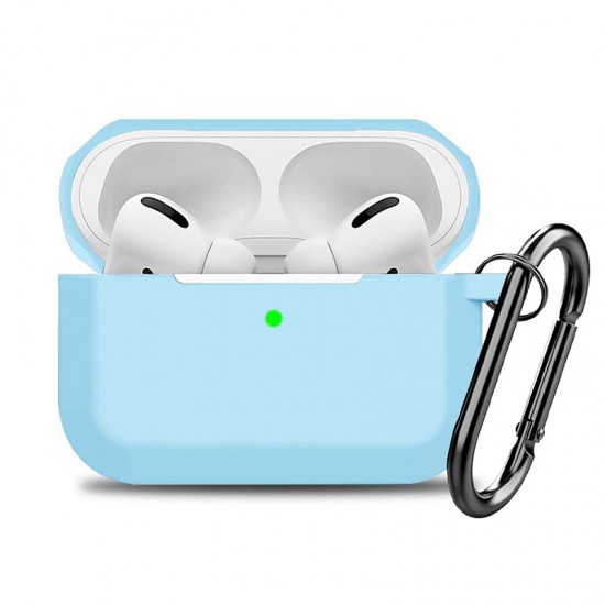 Husa din silicon pentru AirPods Pro - Silicon Case - Bleu