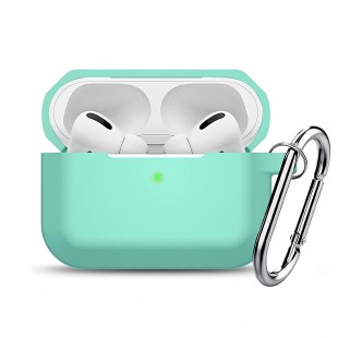Husa din silicon pentru AirPods Pro - Silicon Case - Cyan