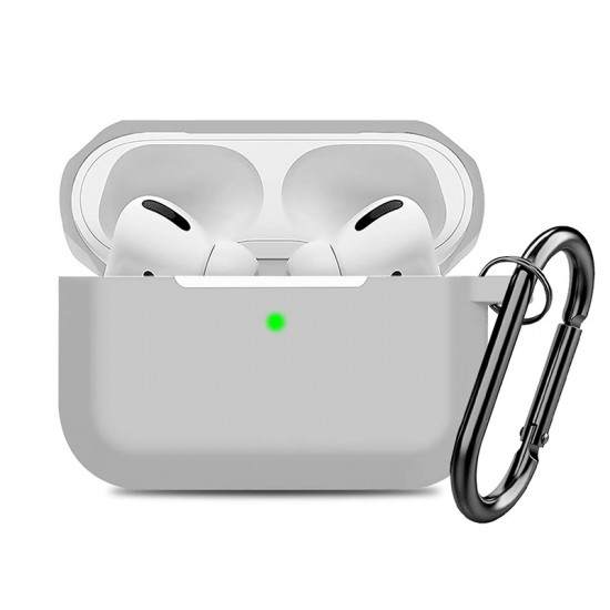 Husa din silicon pentru AirPods Pro - Silicon Case - Gri