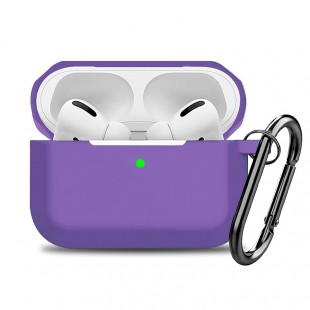 Husa din silicon pentru AirPods Pro - Silicon Case - Mov
