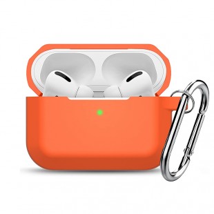 Husa din silicon pentru AirPods Pro - Silicon Case - Portocaliu