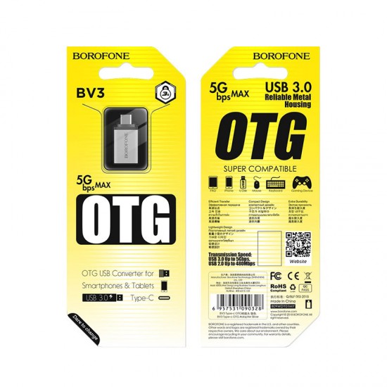 Adaptor OTG Borofone Type-C - USB