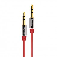 Cablu audio auxiliar 3.5mm Deepbass AC320 rosu Cablu audio auxiliar 3.5mm Deepbass AC320 rosu