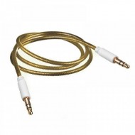 Cablu audio lux snur nylon galben Cablu audio lux snur nylon galben