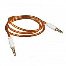 Cablu audio lux snur nylon portocaliu Cablu audio lux snur nylon portocaliu
