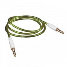 Cablu audio lux snur nylon verde Cablu audio lux snur nylon verde