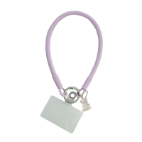 Snur universal de silicon pentru telefon, tip bratara - Mov