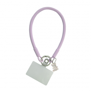 Snur universal de silicon pentru telefon, tip bratara - Mov