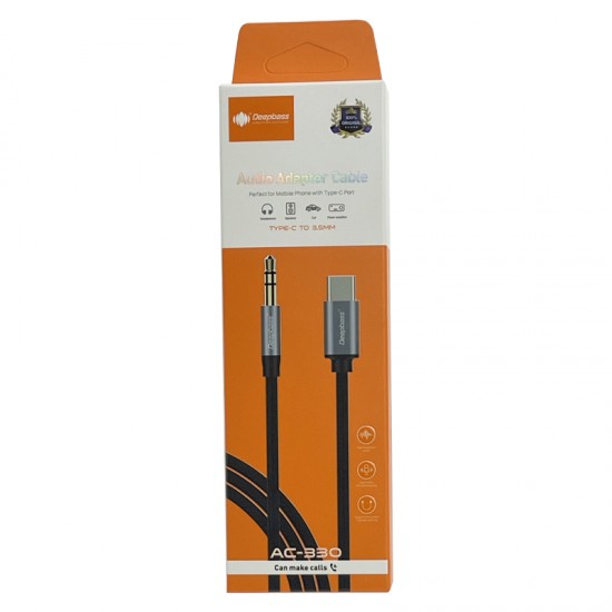 Cablu Audio Deepbass AC 330 Jack to Type-C