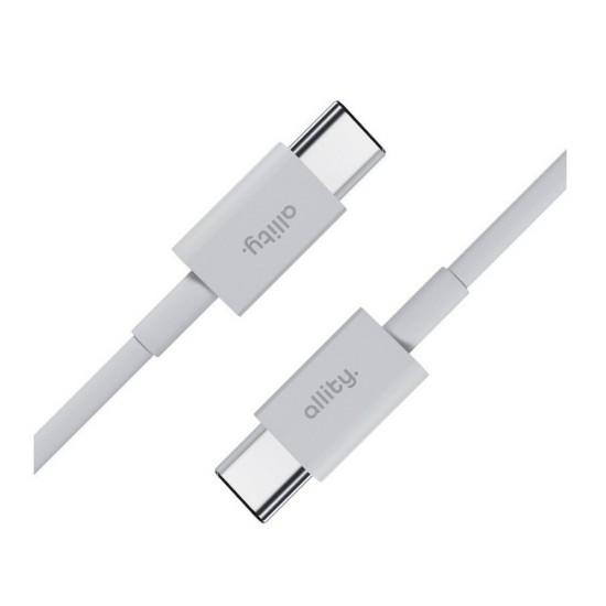 Cablu de date / incarcare rapida Allity 2m alb Type C - Type C