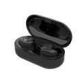 Casti stereo In-Ear Wireless Bluetooth TW60 - Negru
