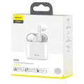 Casti stereo In-Ear Wireless TWS Baseus W09 - Alb